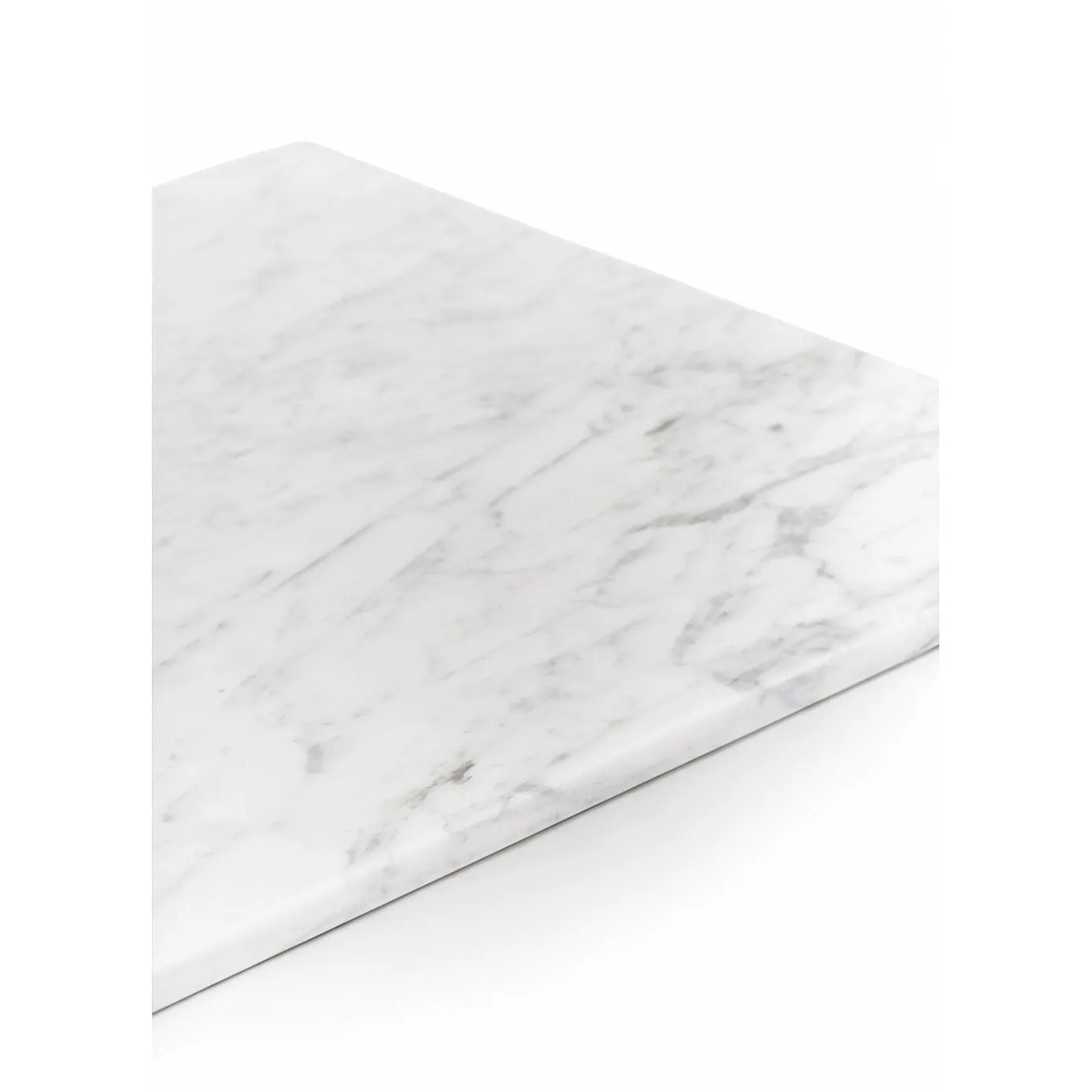Skultuna Carrara Marble Plate With Logo, Large