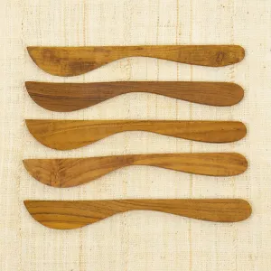 Teak Butter Knife