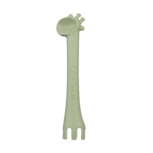 Tiny Tot Green Beginner Spoon Silicone