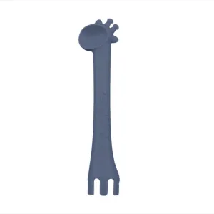 Tiny Tot Sky Blue Beginner Spoon Silicone