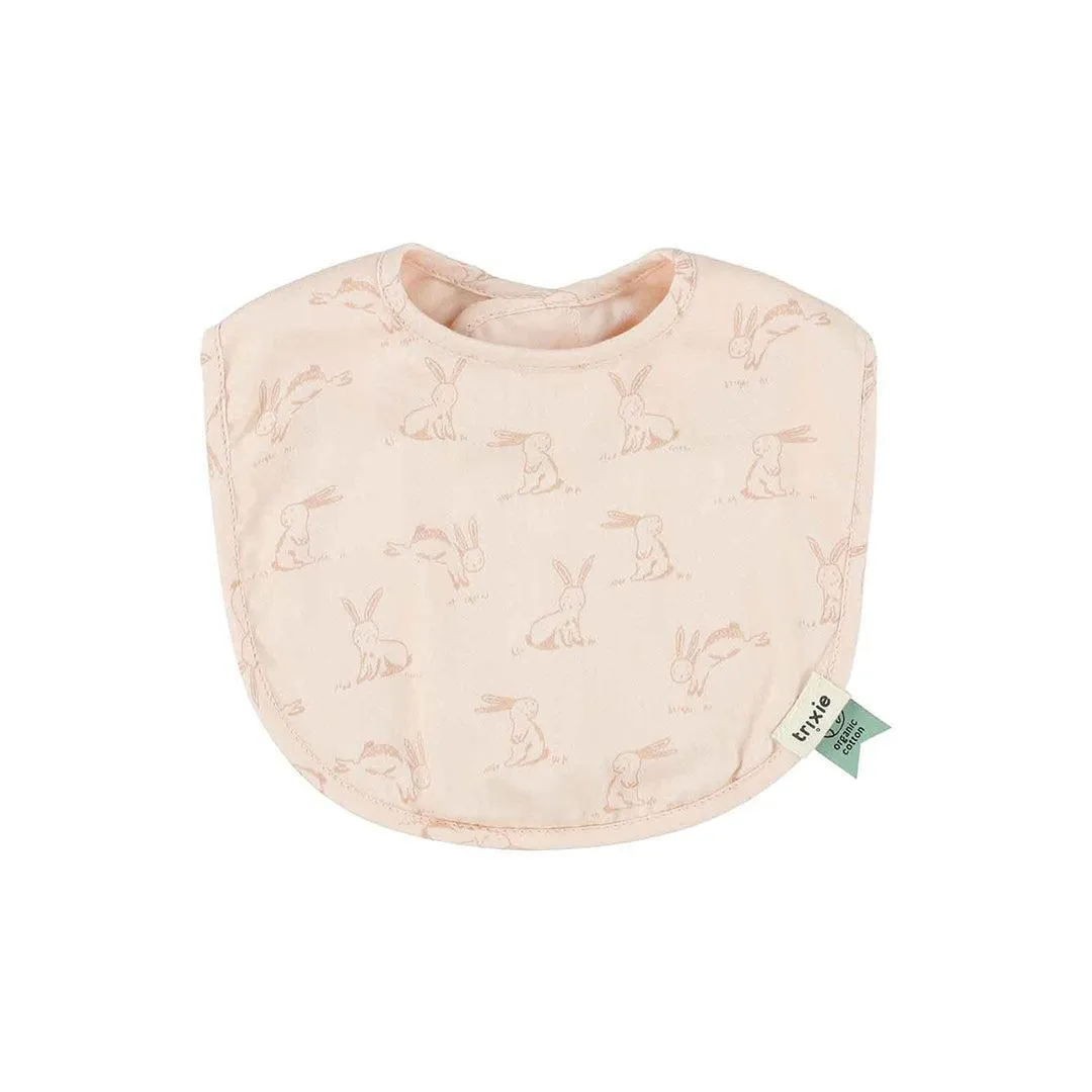 Trixie Newborn Bib 2 Pack Mix - Rosy Rabbit