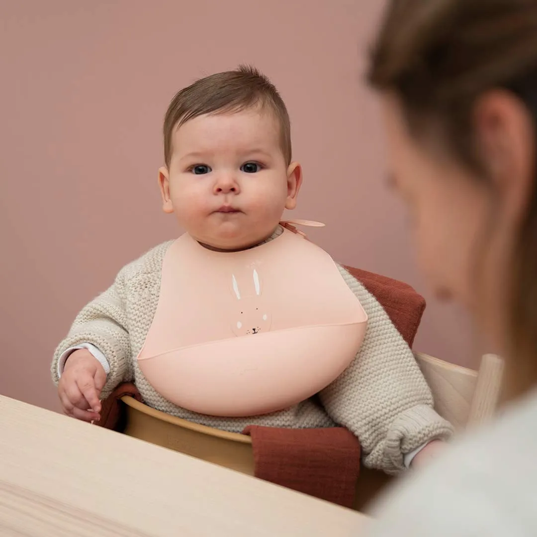 Trixie Silicone Bibs - Mrs Rabbit - 2 Pack