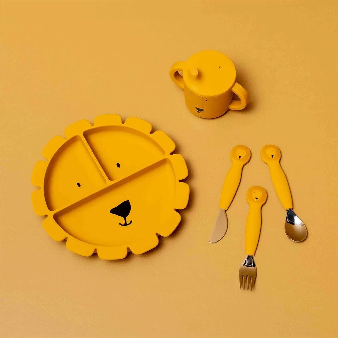 Trixie Silicone Cutlery Set 3 Pack - Mr. Lion