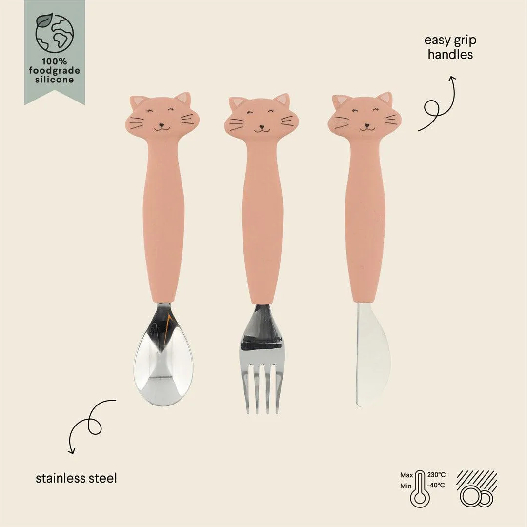 Trixie Silicone Cutlery Set - 3 Pack - Mrs Cat