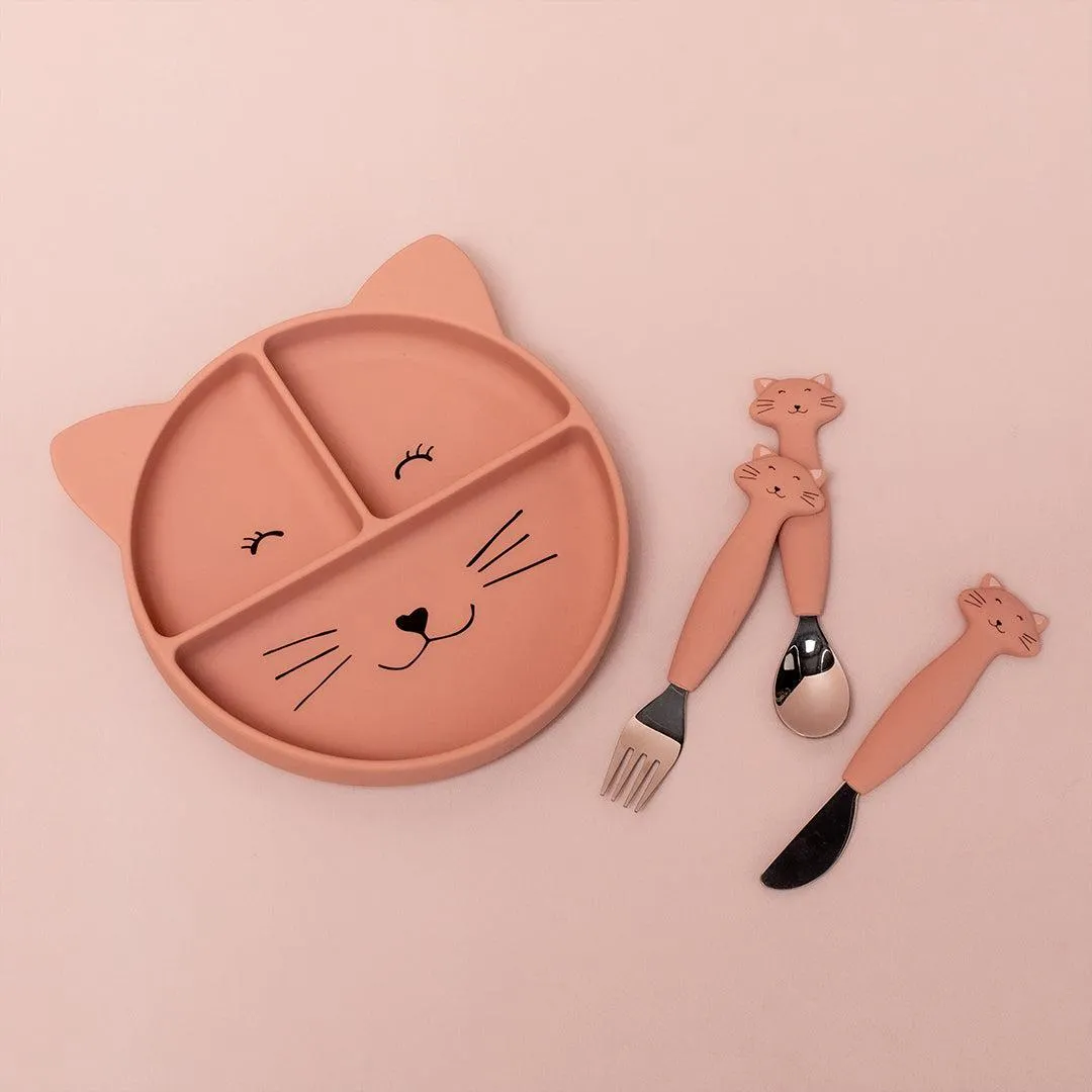Trixie Silicone Divided Suction Plate - Mrs Cat